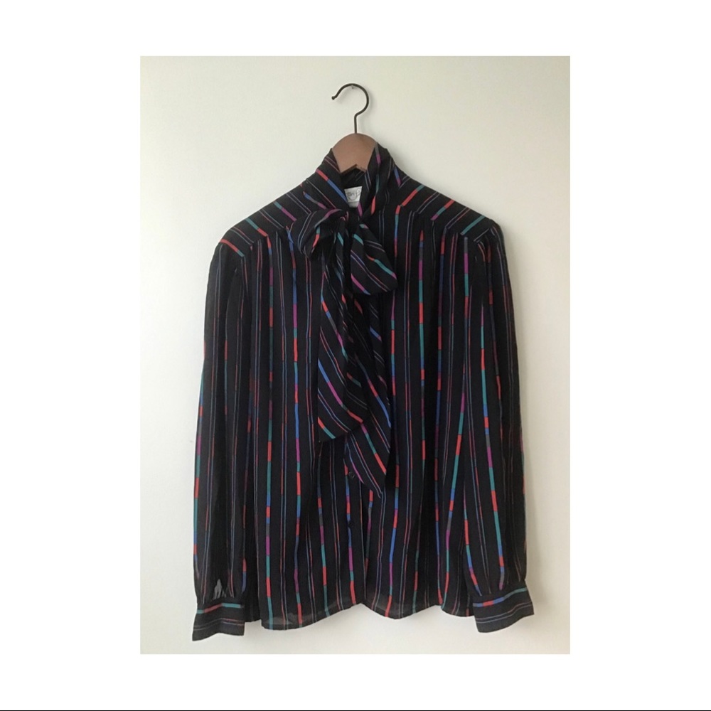 Amazing Vintage 80s TanJay Blouse